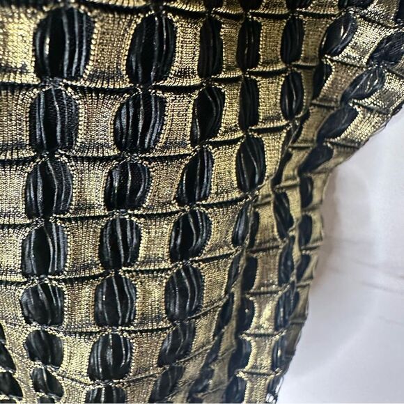 Jack small black & gold top - Picture 4 of 6